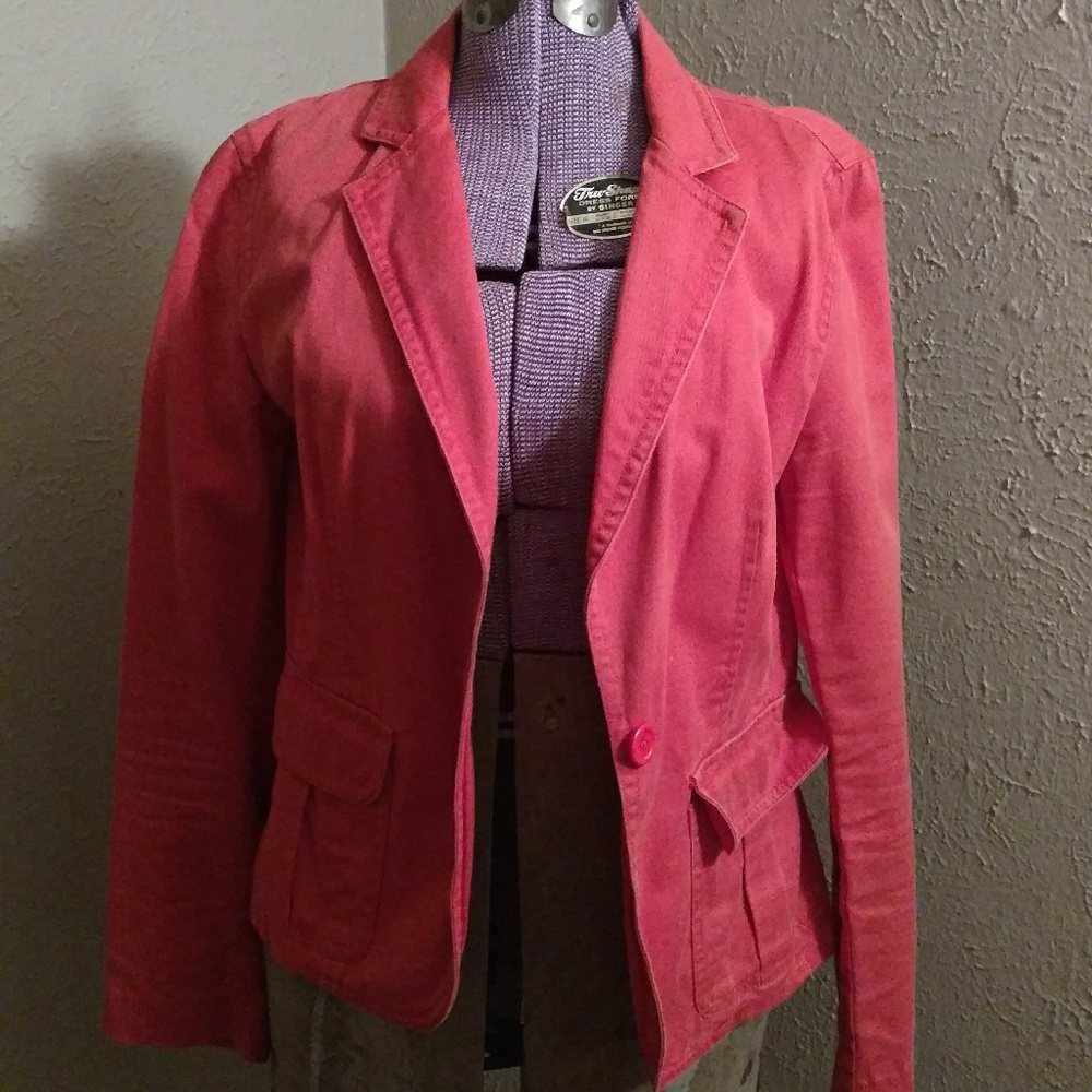 Smart Red J. Crew blazer
